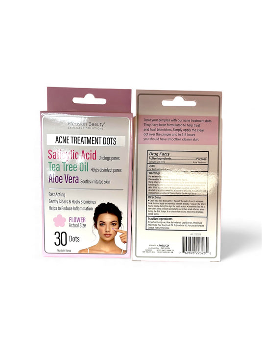 Skincare-Precision Beauty Acne Treatment Dots-Flower #22328 ($1.50 each, 6pc bundle)