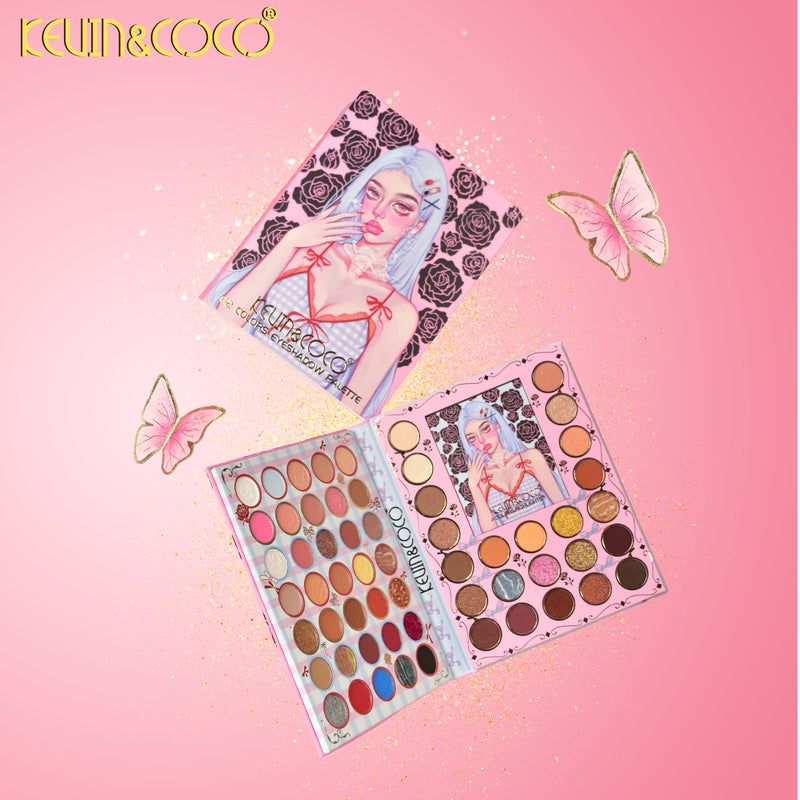 Load image into Gallery viewer, Eyes-Kevin&amp;Coco Doll 62 Colors Eyeshadow Palette KC1267 ($6.50 each, 4pc bundle)
