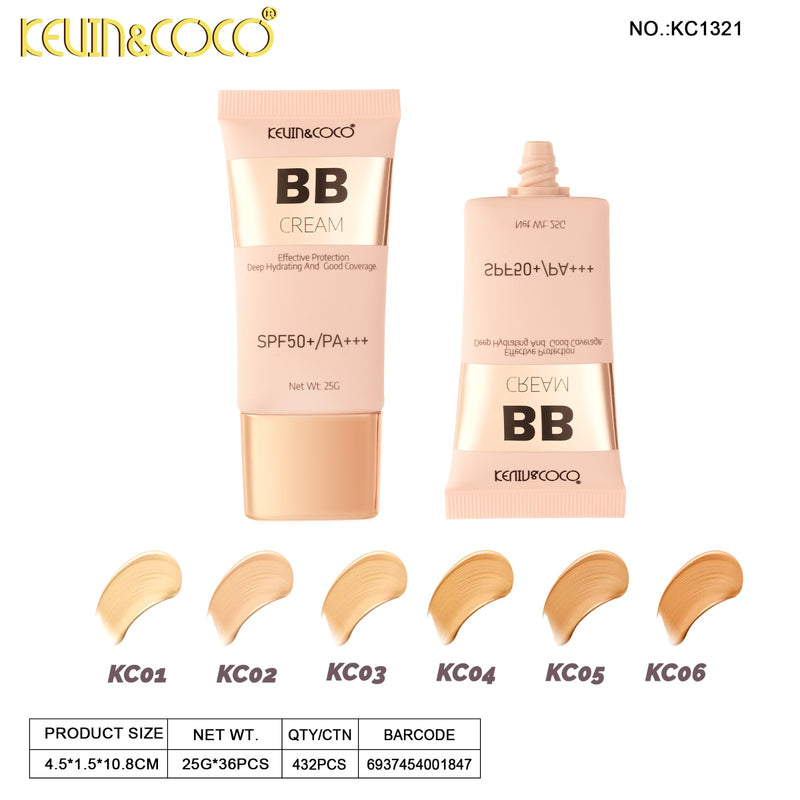 Load image into Gallery viewer, Skincare-Kevin&amp;Coco BB Cream SPF50+ KC1321 ($2.50 each, 36pc display)
