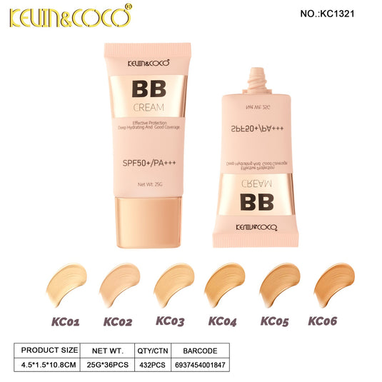 Skincare-Kevin&Coco BB Cream SPF50+ KC1321 ($2.50 each, 36pc display)