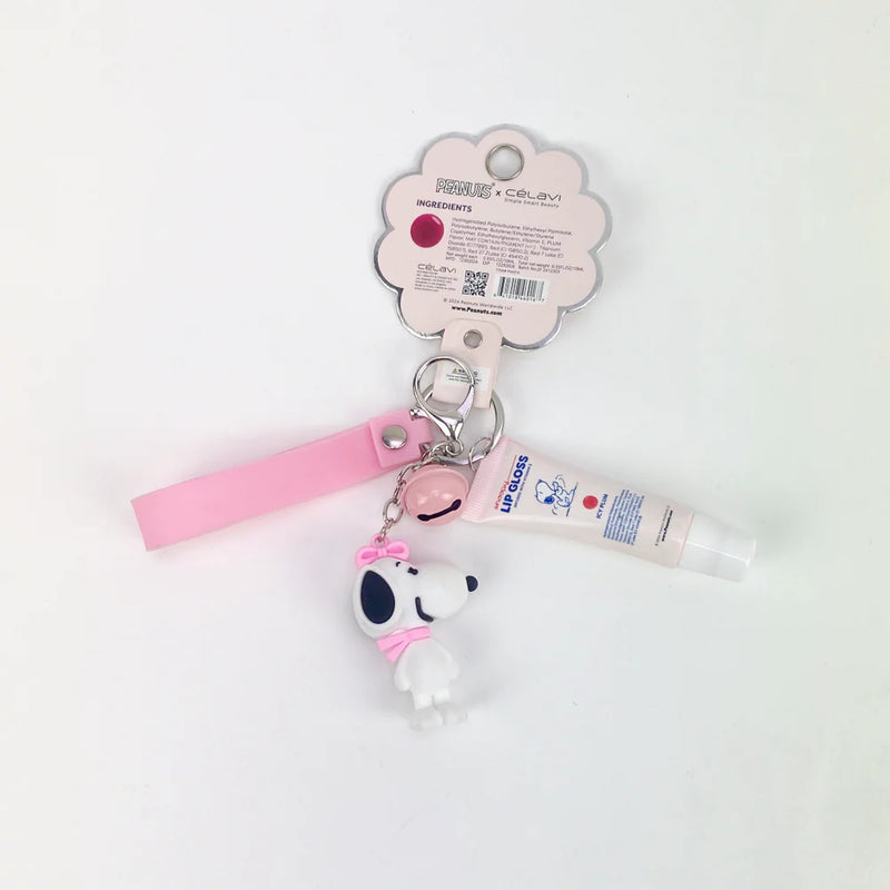 Load image into Gallery viewer, Lips-Celavi Peanuts Lip Gloss With Keychain P46016 ($3 each, 6pc bundle)
