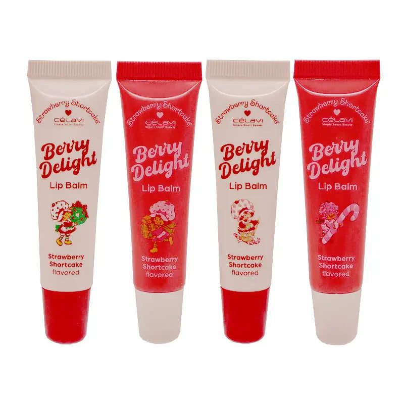 Load image into Gallery viewer, Lips-Celavi Strawberry Shortcake Berry Delight Lip Balm Set SS60139H ($4 each, 4pc bundle)

