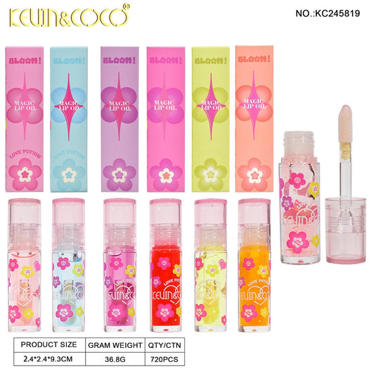 Lips-Kevin&Coco Bloom Magic Lip Oil KC245819 ($1 each, 24pc display)