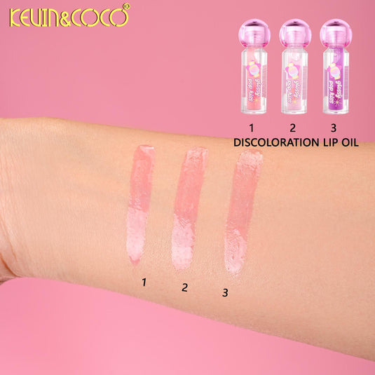 Lips-Kevin&Coco Glossy Pop Kiss Ph Lip Oil KC1343 ($1.25 each, 12pc Display)