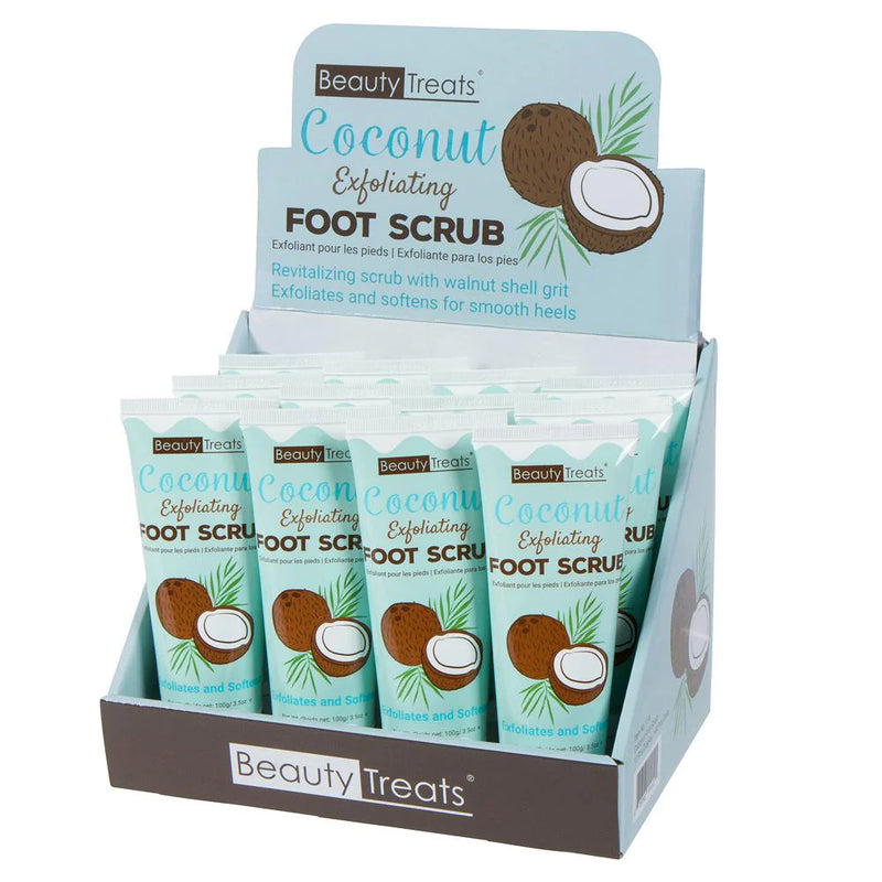 Load image into Gallery viewer, Skincare-Beauty Treats Coconut Foot Scrub #114 ($2.50 each, 12pc Display)
