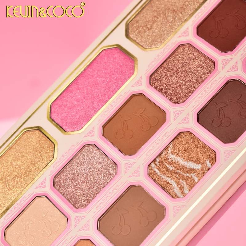 Load image into Gallery viewer, Eyes-Kevin&amp;Coco Sweet Cherry Pie Eyeshadow Palette KC1181 ($5 each, 6pc display)
