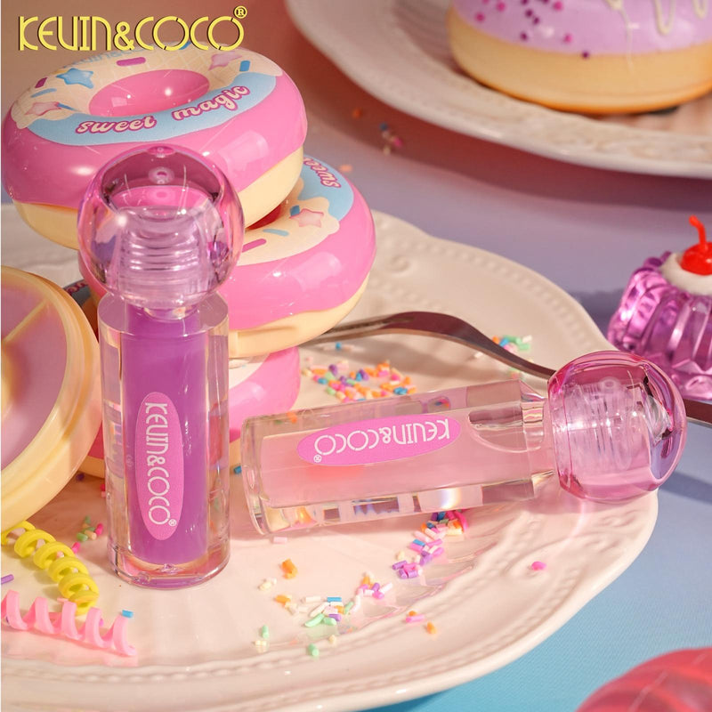 Load image into Gallery viewer, Lips-Kevin&amp;Coco Glossy Pop Kiss Ph Lip Oil KC1343 ($1.25 each, 12pc Display)
