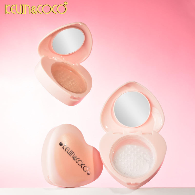 Load image into Gallery viewer, Face-Kevin&amp;Coco Heart Loose Powder KC1008 ($1.85 each, 12pc display)
