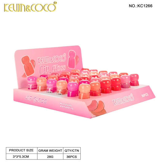 Lips-Kevin&Coco Baloon Lip Gloss KC1266 (36pc display)