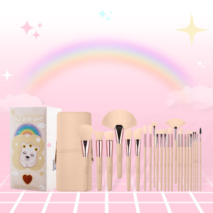 Brushes- CLUX 24pc Brush set SO BRIGHT (3pcs bundle, $15 each)