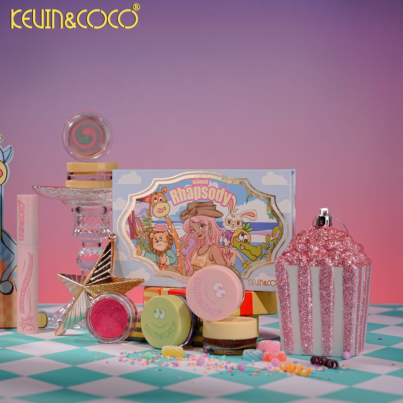 Load image into Gallery viewer, Eyes-Kevin&amp;Coco Animal Rhapsody Eyeshadow Palette KC1356 ($2.25 each, 12pc display)
