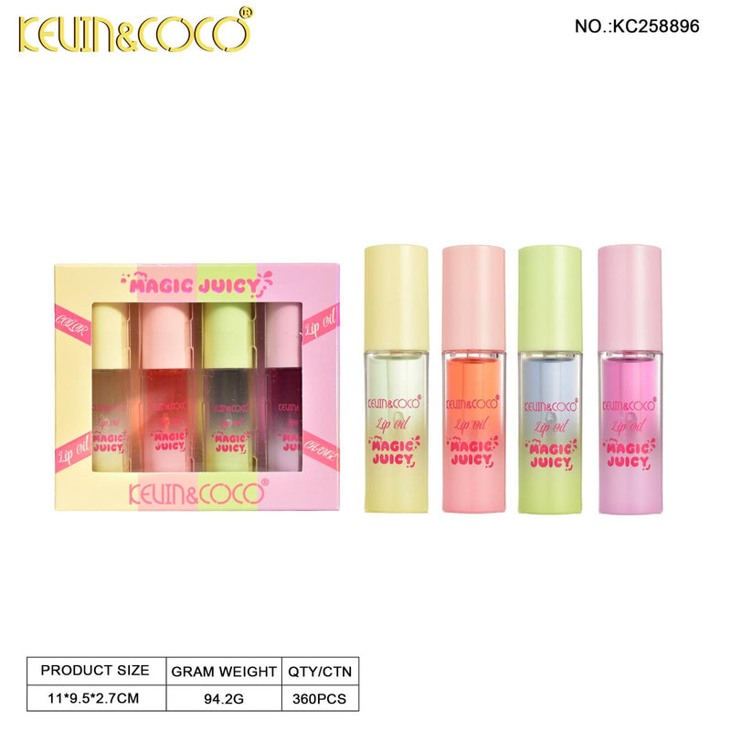 Load image into Gallery viewer, Lips-Kevin&amp;Coco Magic Jucy Lip Oil KC258896 ($2.25 each, 12pcs display)
