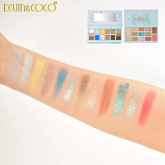 Eyes-Kevin&Coco Blue 26 Color with Chain Face Palette KC1147 (6pc display)