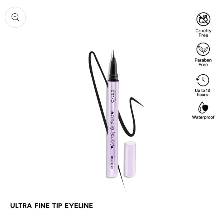 Eyes- CLux Literally On Point Ultra Fine Tip Liquid Eyeliner BLACK LOP002  (24pc display, $2 each)