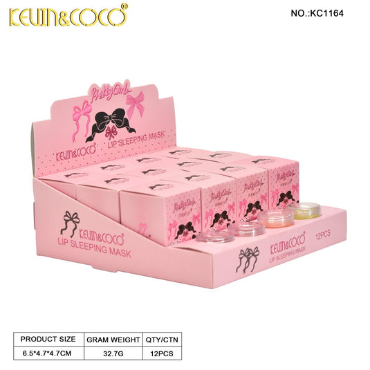 Lips-Kevin&Coco Bow Pretty Girl Lip Mask KC1164 ($1.50 each, 12pc display)