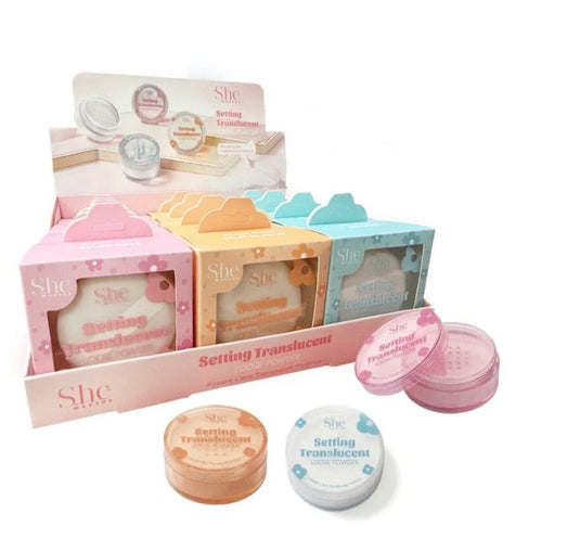 Face-She Makeup Translucent Loose Powder LP04A ($1.62 Each, 12Pc Display)
