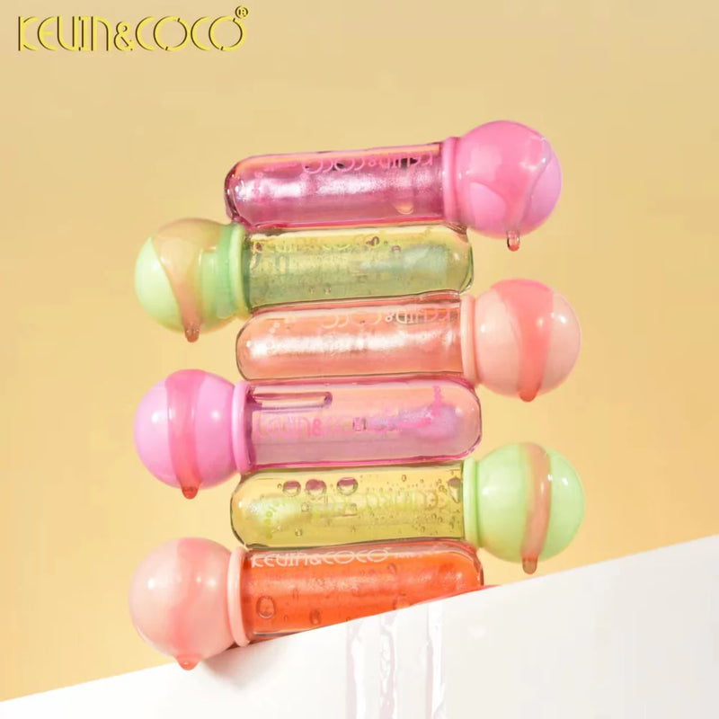 Load image into Gallery viewer, Lips-Kevin&amp;Coco Lip Glow Fruit Lip Gloss KC1137 ($1 each, 24pc display)
