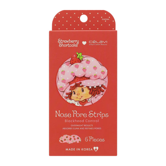 Skincare-Celavi Strawberry Shortcake Nose Pore Strips SS45544 (6pc pack, $2.50 each)