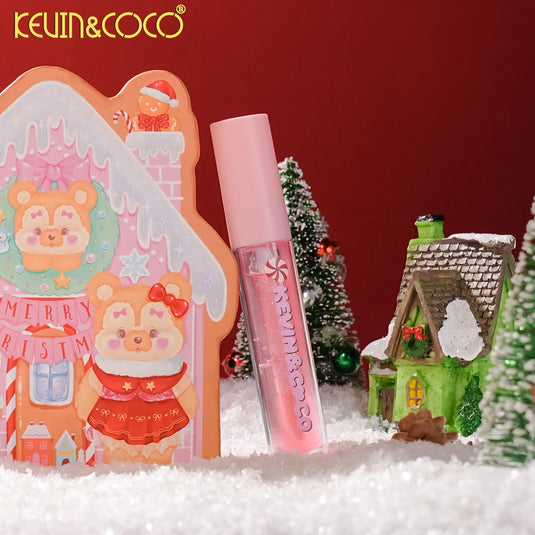 Face-Kevin&Coco Bear-y-Merry Lip Lover Gloss Set KC2082 ($2.50 each, 24pc display)