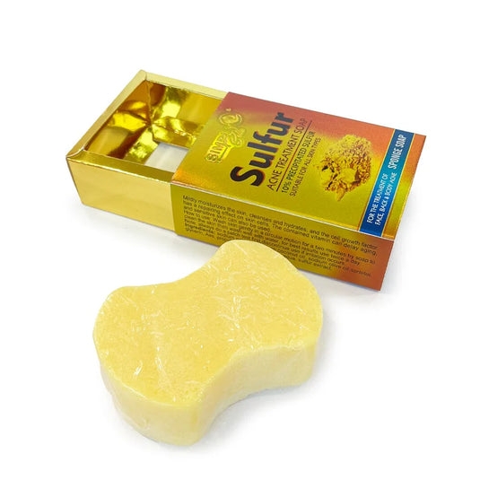 Skincare- Simply Bella Sulfur Acne Treatment Soap SIM020 (12pc box, $2 each)