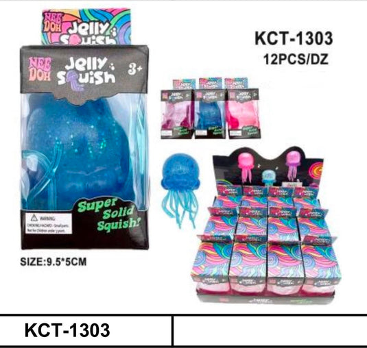 Novelties- Jellyfish Squishy  KCT-1303 (12pc pack)