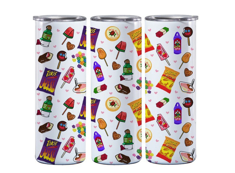Load image into Gallery viewer, Novelties- Munchies Insulated 20oz Tumbler  A (4pc bundle,$7 each)
