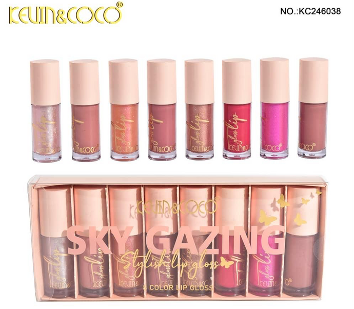 Lips- Kevin&Coco Sky Gazing Lip Gloss Set KC246038 (6pc display)