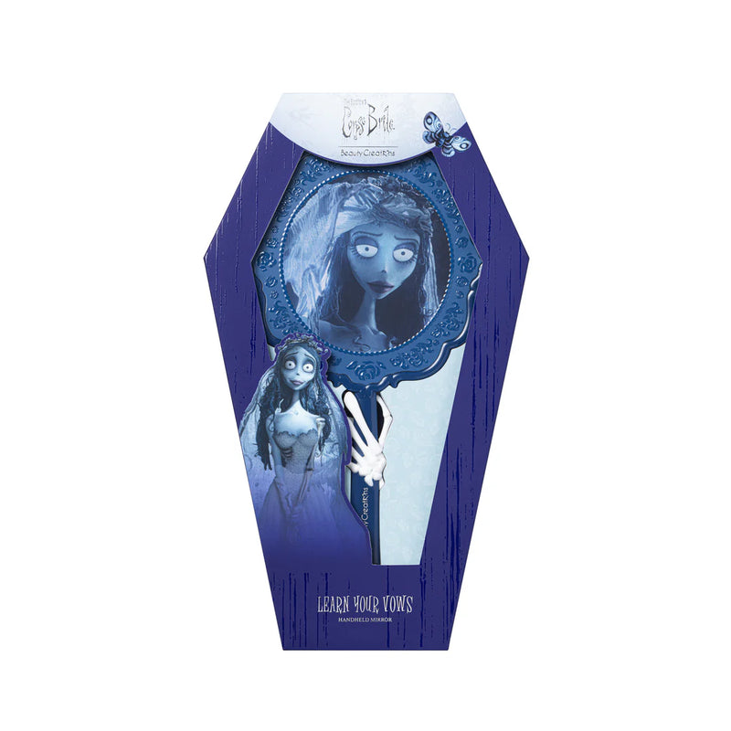 Load image into Gallery viewer, Novelties- Beauty Creations Corpse Bride Learn Your Vows Handheld Mirror BCCB-HHM (3pc bundle, $11 each)
