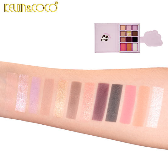 Eyes-Kevin&Coco Bamboo Eyeshadow Palette + Brushes KC1482 ($5 each, 6pc bundle)