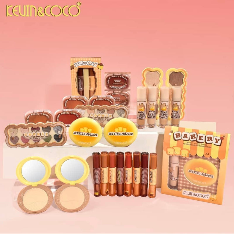 Load image into Gallery viewer, Face-Kevin&amp;Coco Caramel Bakery Series BAKERY Powder and Liquid Foundation A1 KC248124 ($3 each, 6pcs bundle)
