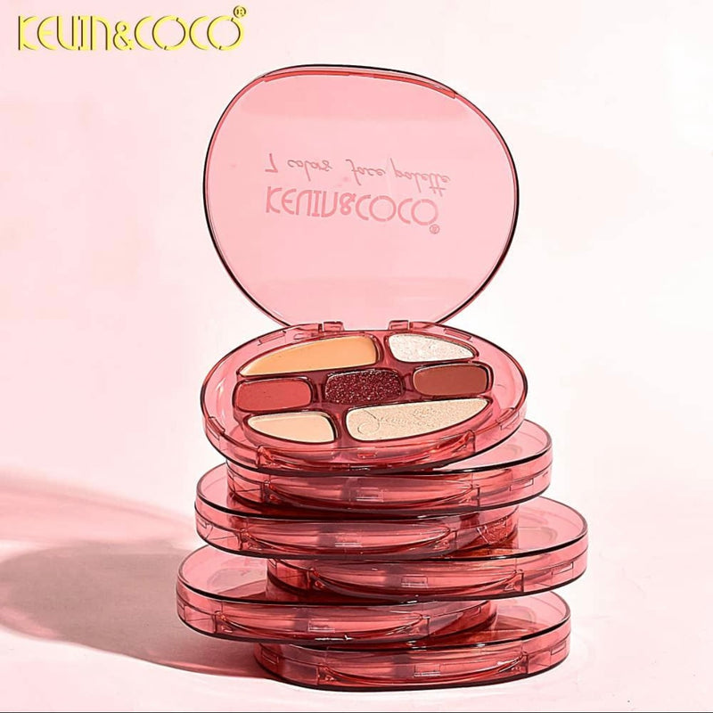 Load image into Gallery viewer, Face-Kevin&amp;Coco 7 Colors Face Palette KC246687 (12pcs display)
