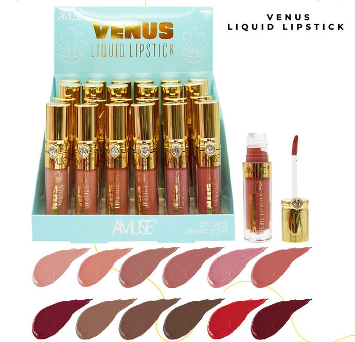 Lips- Amuse Venus Liquid Lipstick LIP2178 (24pc display)