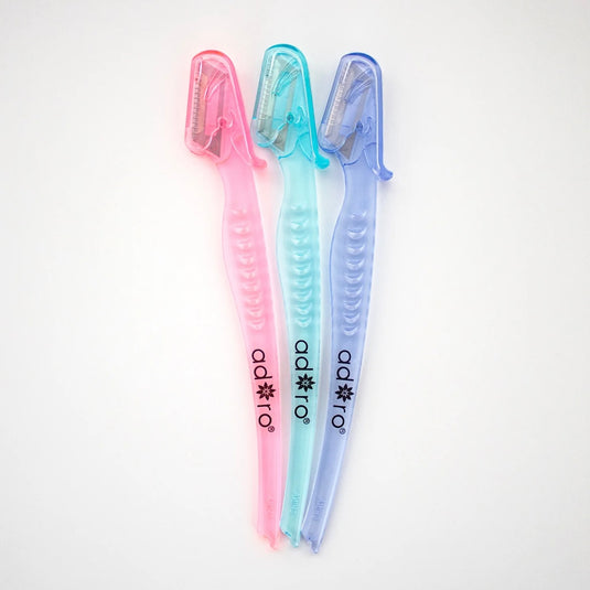 Eyebrow-Adoro Delicate Brows Eyebrow Razor 001-2099/02 ($0.24 each, 72pc Jar)