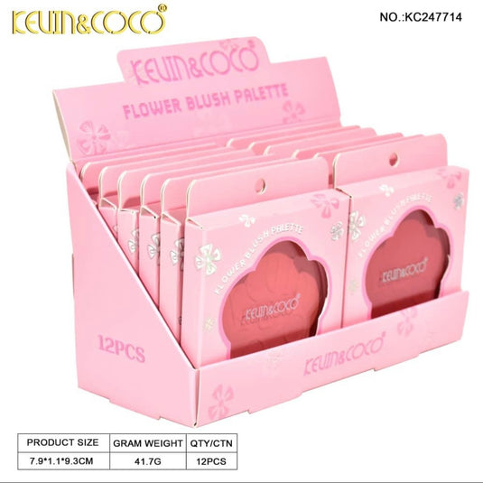 Face-Kevin&Coco Sweet Flower Blush KC247714 (12pcs display)