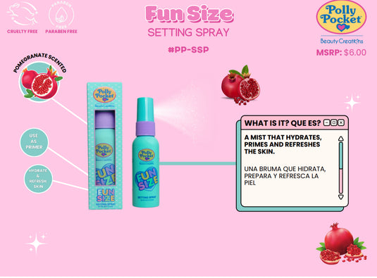 Face-Beauty Creations x Polly Pocket Fun Size Setting Spray