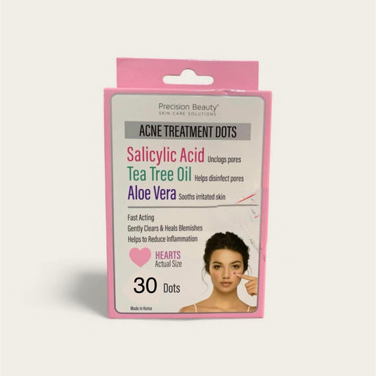 Skincare-Precision Beauty Acne Treatment Dots-Hearts #22327 ($1.50 each, 6pc bundle)
