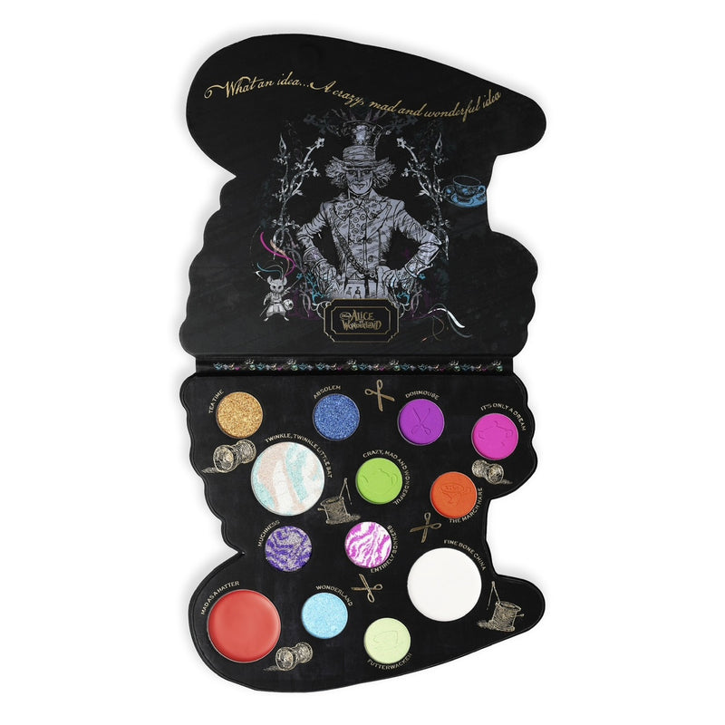 Load image into Gallery viewer, Eyes-Revolution Beauty Alice In Wonderland Mad Hatter Eyeshadow Palette ($3 each, 4pcs bulk)
