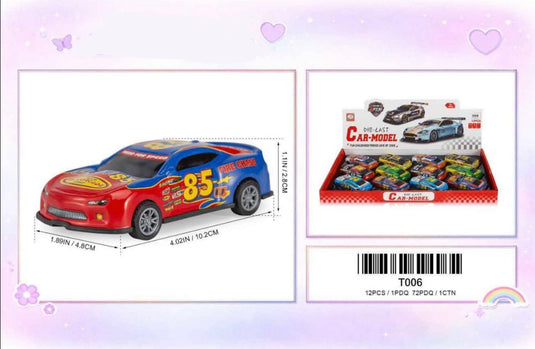 Accessories-Car Model Toy T006 (12pc box)