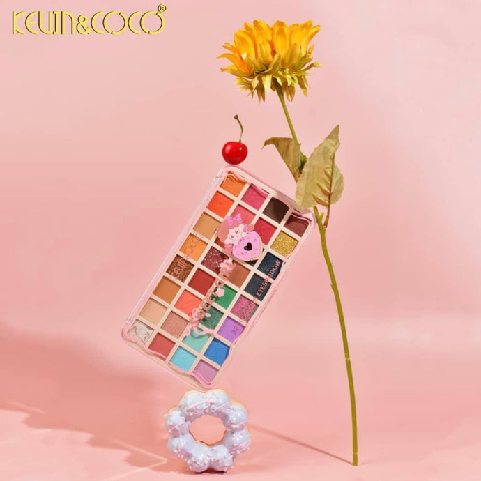 Eyes-Kevin&Coco Sweet Girl 32 Colors Eyeshadow Palette KC248711 ($5 each, 6pc bundle)