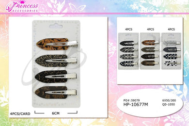 Hair- Hair Clips HP-10677M (12pc pack)
