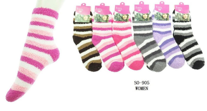 Novelties-Winter Cozy High Socks SO-905 (12pc pack)