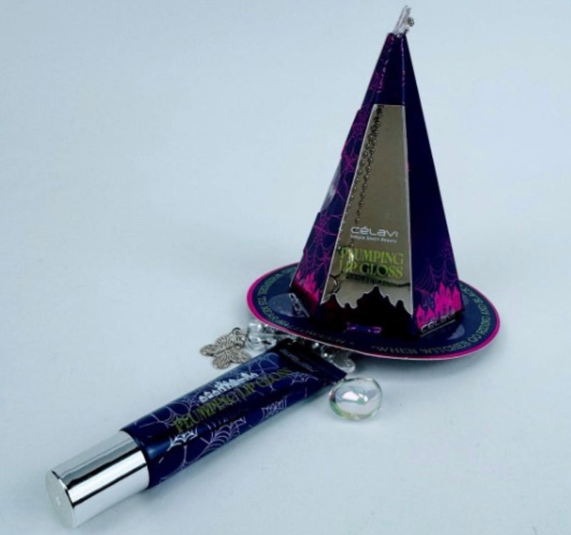 Load image into Gallery viewer, Lips-Celavi Halloween Witch Lip Gloss With Keychain LP012W ($2.50 each, 6pc bundle)
