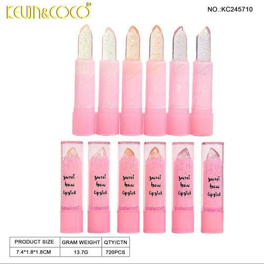 Lips-Kevin&Coco Sweet Bow Lipstick KC245710 ($1.25 each, 24pcs display)