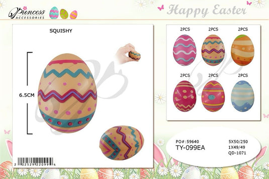 Accessories-Easter Egg Squishy Toy TY-099EA