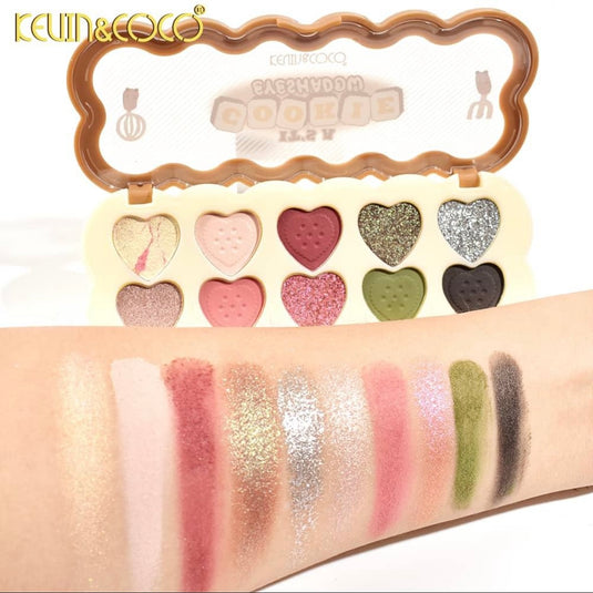 Eyes-Kevin&Coco Caramel Bakery Series Cookie Eyeshadow Palette KC248063 ($2 each, 12pcs display)