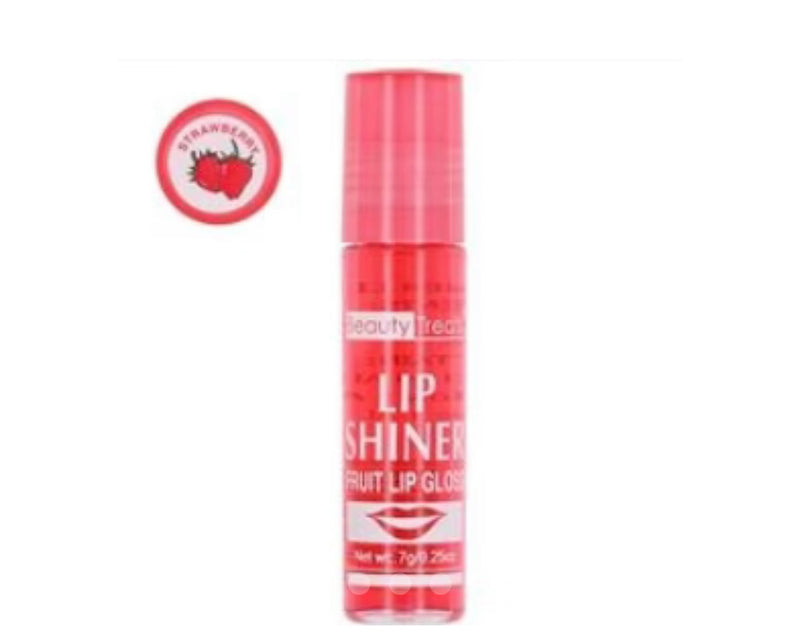 Load image into Gallery viewer, Lips-Beauty Treats Lip Shiner Lip Gloss STRAWBERRY LS-502PS ($0.50 each, 12pc pack)
