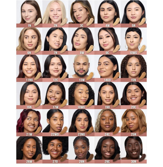 Face-Beauty Creations Flawless Stay Matte Foundation + Brush 18 Shades