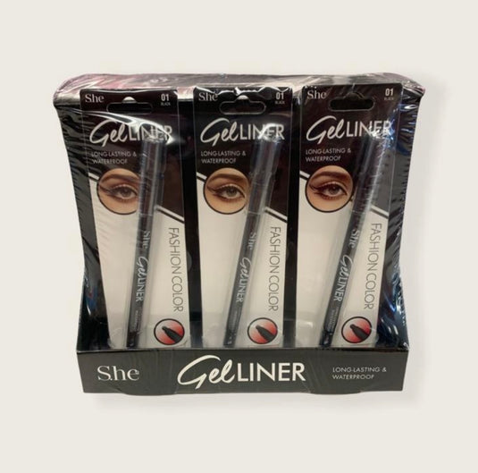 Eyes-She Black Gel Liner EL510-1 ($1 each, 24pcs display)