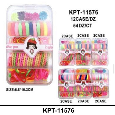 Hair-Doll Hair Accessories Case KPT-11576 (12pc pack)