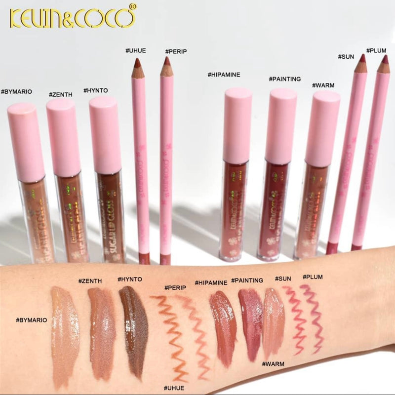 Load image into Gallery viewer, Lips-Kevin&amp;Coco Sweet Lip Gloss and Liner Collection KC247721 ($3 each, 6pcs bundle)
